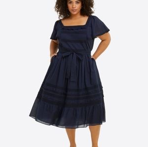 Elegant Navy Blue Dress